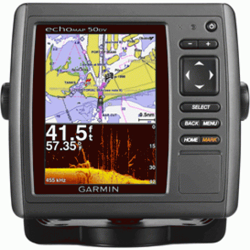 Garmin echoMAP 50dv FF CP With 5 Inch Display Tm Trans And Us Coastal