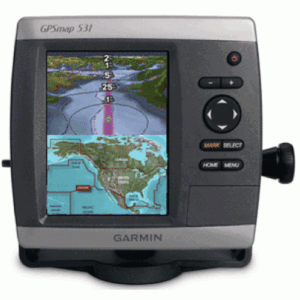 Garmin gpsMAP Super Combo 531s Coast Charts Dual Beam Transducer