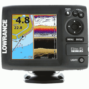 Lowrance Elite 5 Chirp Fishfinder Chartplotter Gold