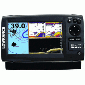 Lowrance Elite 7 Chirp Fishfinder Chartplotter Gold Combo