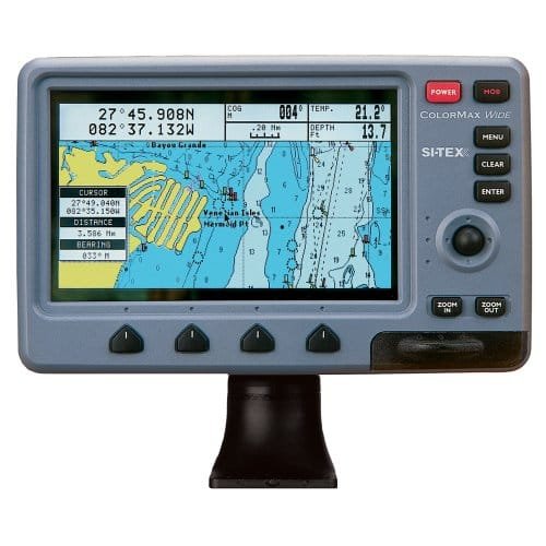 Si Tex Colormax Wide Gps Chartplotter With External Antenna