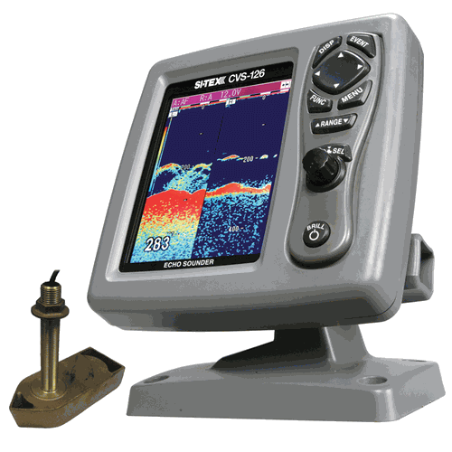 Si Tex Cvs 126 Dual Freq Echo Sounder Thruhull Ducer