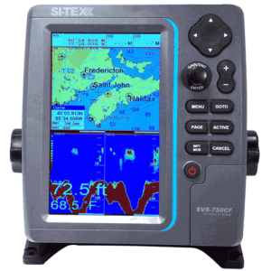 Si Tex Svs 750CF Gps Chartplotter Color Echo Sounder 600W