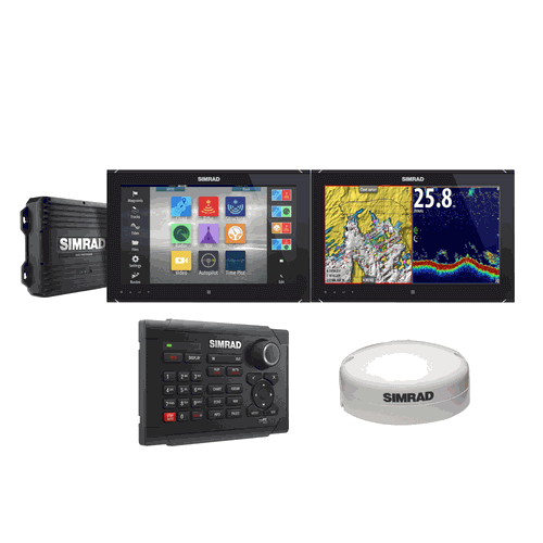 Simrad NSO evo2 Dual 16 Inch Multi Touch Monitor Bundle