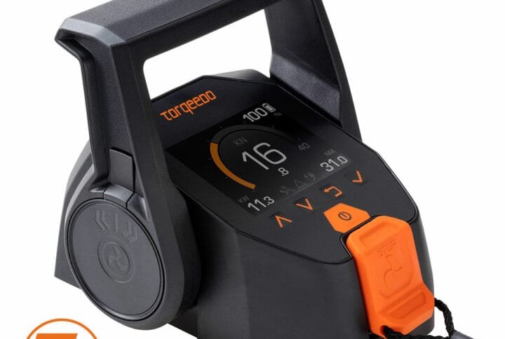 Torqeedo TorqLink throttle with colour display