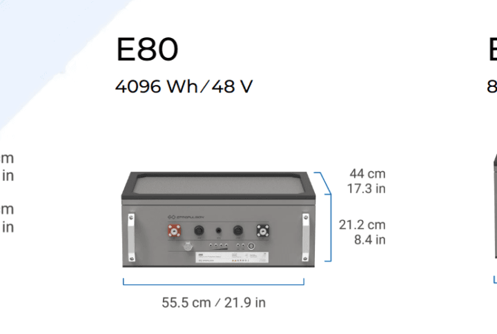 ePropulsion E80 Battery 4096 Wh