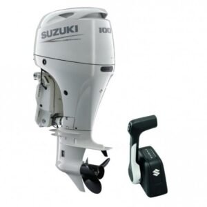 Suzuki DF100 BTL White Outboard Motor