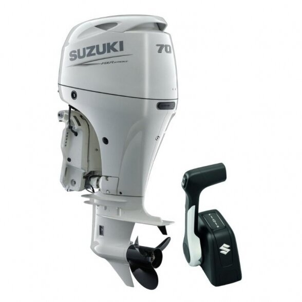 Suzuki DF70 ATX White Outboard Motor