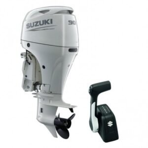 Suzuki DF90 ATX White Outboard Motor