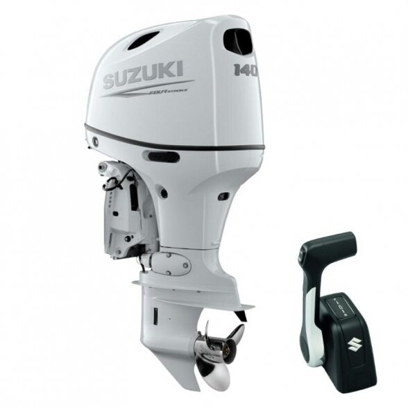 Suzuki DF140 BTGL White Outboard Motor