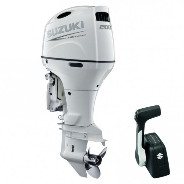 Suzuki DF200 APL White Outboard Motor